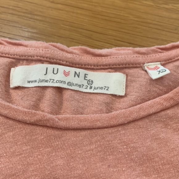 JUNE 7.2 Size XS Designer Cap Sleeve T-Shirt 3 V-Stripe’s ~HAYDEN LOGO CALI TEE - Picture 5 of 16